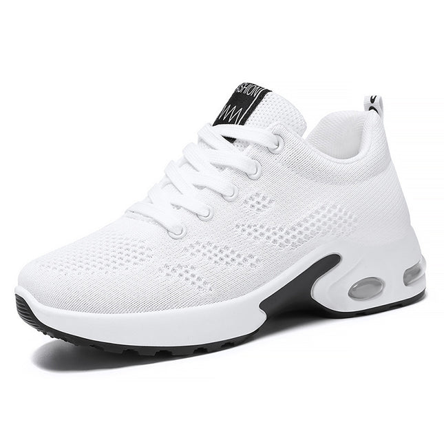 Women's Shoes 2026 New Korean Style Fashion Trendy Foreign Trade Running Shoes Soft Sole Breathable Sports Shoes Air Cushion Shoes for Women