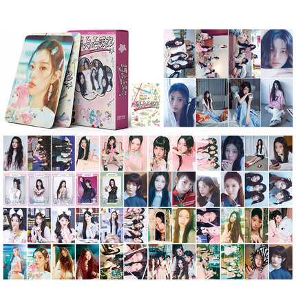 Korean Star 55 Boxed Small Cards Stray (g) I-Dle Ive Ateez Collection Lomo Cards Cross-Border