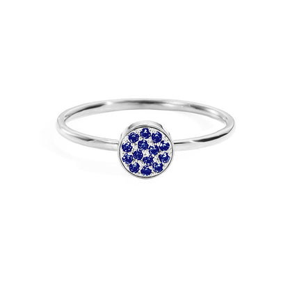 St.Delan Stainless Steel Full Diamond Ring Accessible Luxury Birthstone Ring Women's Titanium Steel Ring Cross-Border Jewelry Ring