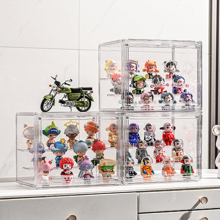 Blind Box Storage Display Rack Doll Display Cabinet Bubble Mate Storage Box Toy Dustproof Transparent Hand Display Box