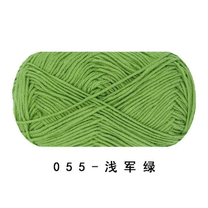 Ruyi Bird Four-Strand Combed Milk Cotton Wool Ball DIY Handmade Crochet Thin Thread Doll Wholesale Wool Ball