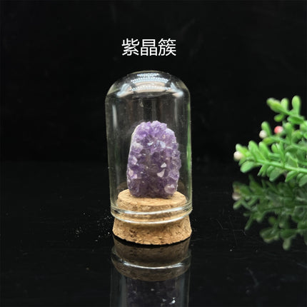 Natural Crystal Ore Specimen Ornaments Crystal Raw Stone Agate Rock Children's Science Teaching Mineral Crystal Wholesale