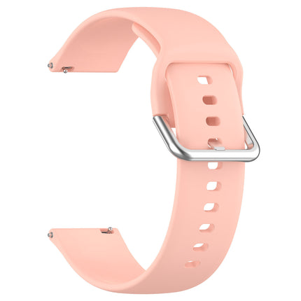 Suitable for Xplora X6 Play Children's Watch Silicone Strap Sports Wristband 20mm Silver Buckle