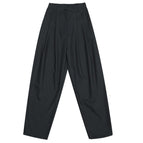 K201 black straight trousers spring and autumn / S