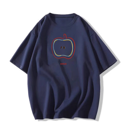 Yellow Pure Cotton Short-Sleeved T-Shirt for Women, Summer 2026 New Design, Niche Style, Loose Half-Sleeve Top for Petite Students
