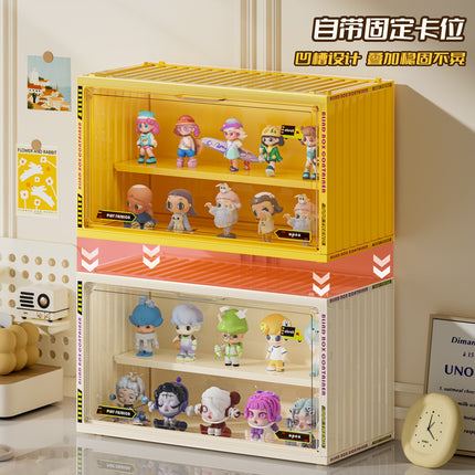 Bubble Martle Large-Capacity Toy Doll Hand-Made Display Box Blind Box Storage Display Stand Acrylic Transparent