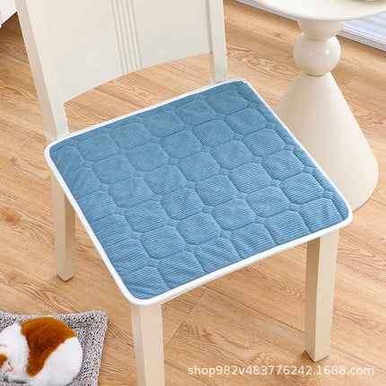 Chair cushion cushion four seasons universal chair cushion office fart cushion restaurant dining chair stool non-slip square seat cushion