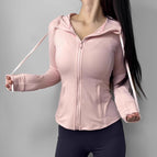 Sakura pink hooded model / S