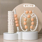 White orange: 30cm foam shaft leg clamp massage stick