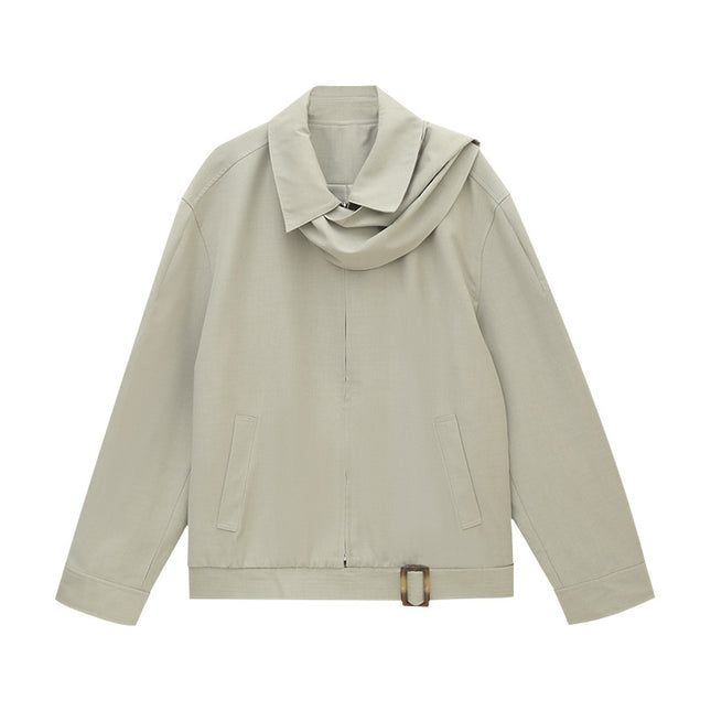 Love and Nancy Thirteen Lines Minimalist Autumn Style Three-Dimensional Versatile Layered Unisex Jacket for Women 02763
