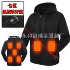 Cardigan hooded seven zone black / M