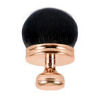 Light rose gold handle-black mixed hair
