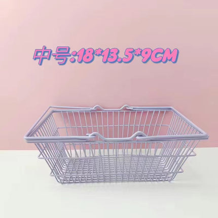 Iron Mini Trolley Storage Basket / Panier Rangement Chariot Métal