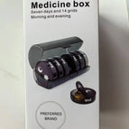 Packed with color box and all black pill box