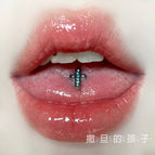 Rod length 16mm Rod thick 1.6mm / sea blue diamond