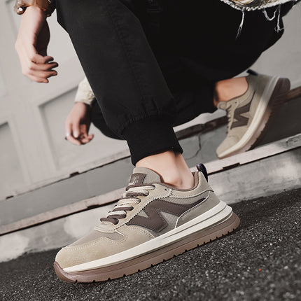 sneaker Men's 2025 New Mesh Breathable Casual Shoes Trendy All-match Forrest Gump Shoes N-word Campus Style Jogging Shoes