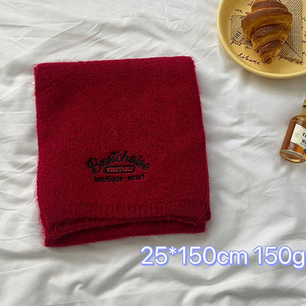 Christmas Series ~ New Year Red Atmosphere Scarf Collection Women's Winter ins Advanced Warm Scarf for Autumn and Winter