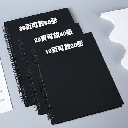 Music clip to change the book folder a4 non-reflective can change the spectrum sheet transparent music clip wholesale custom LOGO