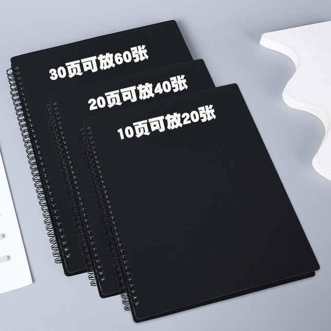 Music clip to change the book folder a4 non-reflective can change the spectrum sheet transparent music clip wholesale custom LOGO
