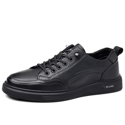 Wholesale Fashion Casual New Men's Board Shoes Trendy Casual Shoes Genuine Leather Youth Korean Men's Shoes Men's Sneakers