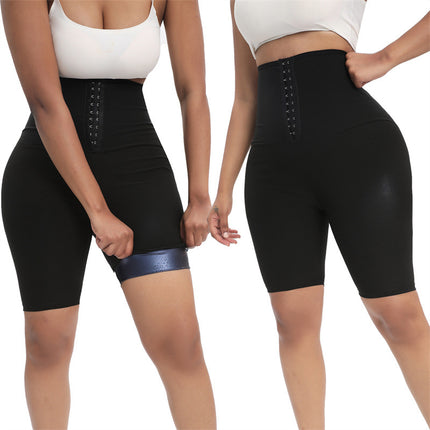 Cross-Border Sweat Pants Yoga Clothes Tight-Fitting High-Waisted Buttoned Waist Shaping Yoga Pants Fitness Sportswear Sweat Pants Women's Butt Lift