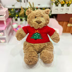 25cm barcelona bear clothes / Red christmas tree sweater