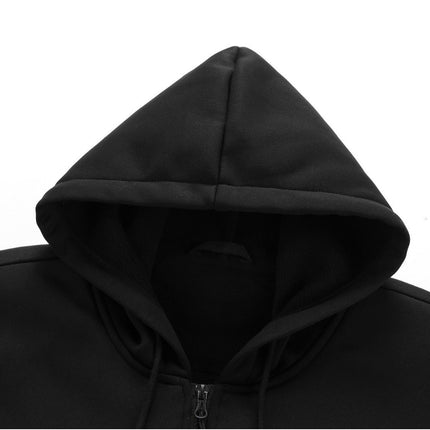 Cross-Border New Smart Dual-Control Seventeen-Zone USB Heating Cardigan Hooded Sweatshirt Casual Warm Jacket for Men and Women