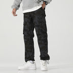 Summer thin/black camouflage / S