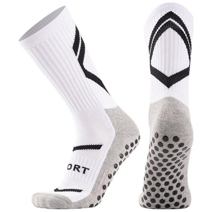 Cross-border spring and summer football socks men's anti-slip socks in the tube glue socks thickened towel bottom sports socks men's wholesale