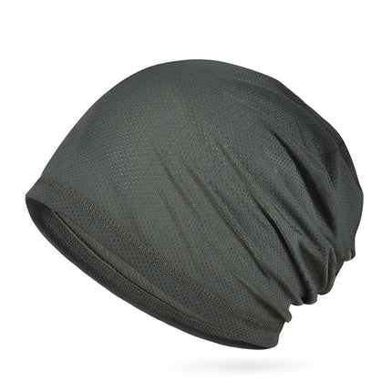 Summer outdoor single-layer cap quick-drying sports riding running cool thin mesh breathable sunscreen cap