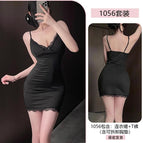 Black [with removable chest pad] / S