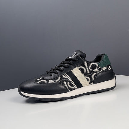 Boys Forrest Gump Shoes Sports Casual Shoes 2025 Spring New Leather Shoes Men's Trendy Brand Shoes Breathable All-match Single-layer Shoes for Men