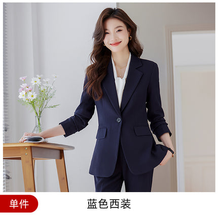 [Calm Color System] Women's Advanced Sense Autumn Commuter Workwear Dress Suit Dress Women's Temperament Work Clothes Suit