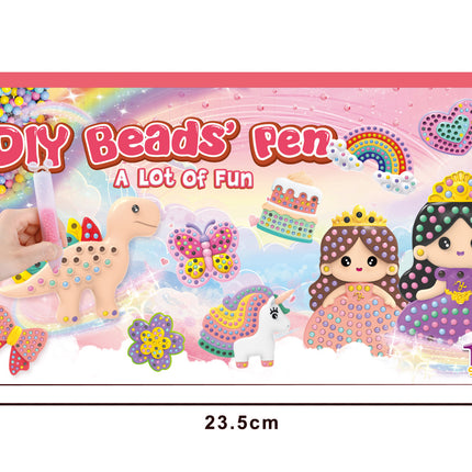 Cross-border handmade DIY bead painting stickers creative color stickers diamond Bead Gem painting Kit girls