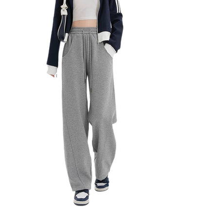 Banana Pants Women's Spring and Autumn 2025 New American Style Sweatpants Casual Loose Straight Drain Black Sports Wide Leg Pants