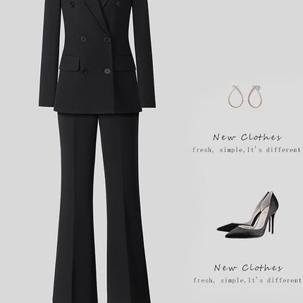 New High-Quality Tailcoat Set, Women's Business Office Jacke