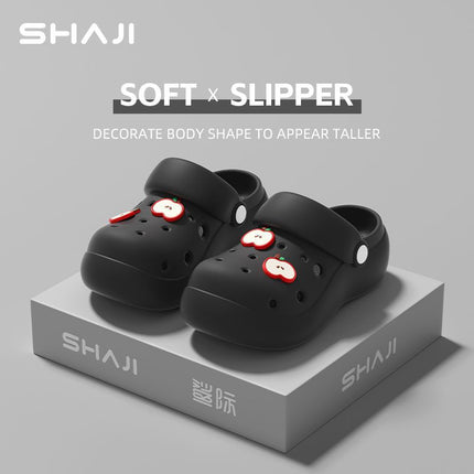Eva Thick-Soled Clogs for Women, Summer Outdoor Slippers, 2026 New Model, Height-Increasing, Non-Slip Beach Closed-Toe Sandals for Women
