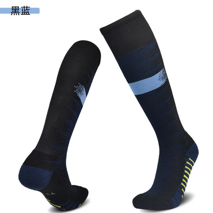 Cross-Border Professional Football Socks with Towel Bottom, Non-Slip, Sweat-Absorbent Sports Socks for Men, Children's High Tube Socks, Quick-Drying Football Sports Socks