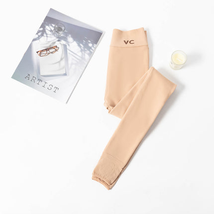Autumn and Winter VC water light pants light leg artifact female nude feeling natural leg shaping one-piece pants thickened fleece-lined leggings socks