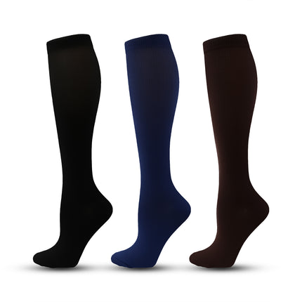 Amazon elastic socks cycling long tube compression socks for men and women calf outdoor fitness running sports compression socks