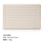 White-ring plate 30.5*20.5cm / 1