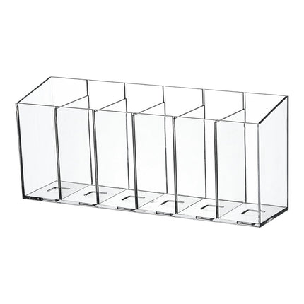 [Multiple Specifications] Transparent Square Storage Tube Detachable Cosmetics Organizer Box Cosmetics Storage Rack Mi Mu