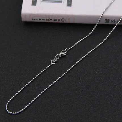 silver necklace wholesale non-fading ladies clavosin chain Joker simple pendant chain with chain niche jewelry