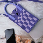 Violet = vertical plaid - upgraded buttons