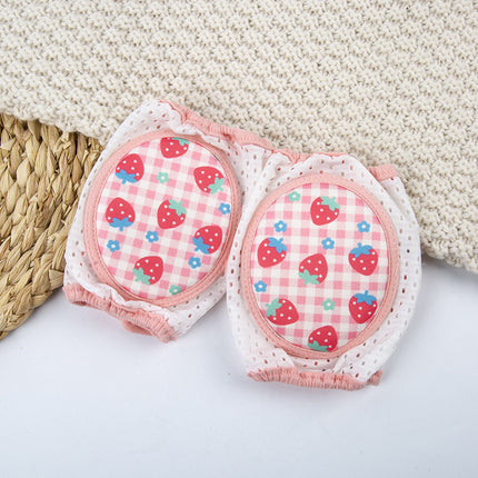 Children's knee pad adjustable elbow pad infant crawling protective gear toddler anti-fall artifact mesh breathable knee pad cover