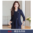 Single navy blue suit / S