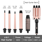 [combination 4] 6-in-1 curling iron european standard 220v (not available in china)
