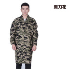 Camouflage scissors flower (lock edge) / XXXL