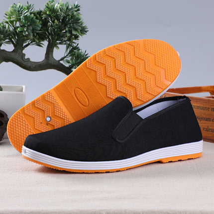 Factory direct old Beijing cloth shoes men's wholesale middle-aged and old men's traditional black cloth shoes