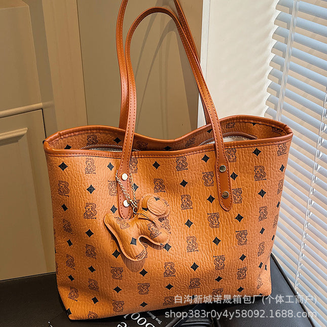 Cross-Border Popular Tote Bag for Women Large Capacity 2025 New Versatile Trendy Shoulder Bag High-End Fashion Underarm Bag
